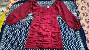 Chic Ruched Mini Dress