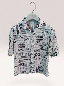 Graphic Print Short Sleeve Shirt