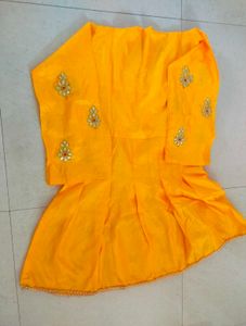 Indian Yellow and Red Dress