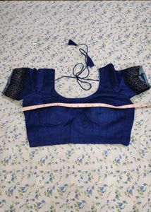 Blue Beautiful Saree With Blouses