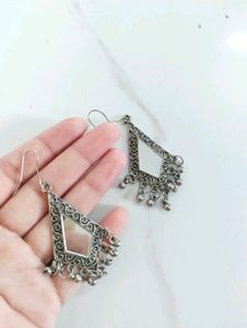 Boho Mirror Dangle Earrings