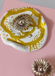 Handmade Clay Trinket Set