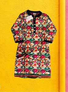 Girls Kurta With Lagging