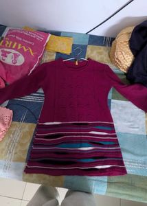 Striped Knit Dress
