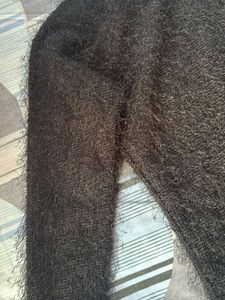 Black Fuzzy Cardigan