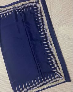 Elegant Navy Blue Saree