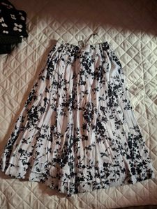 Bohemian Floral Print Maxi Skirt