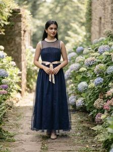 Navy Blue Princess Frock
