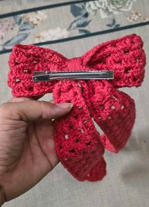 Handmade Crochet Hair Bow