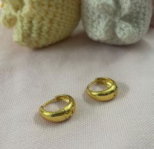 Elegant Drop Hoop Earrings