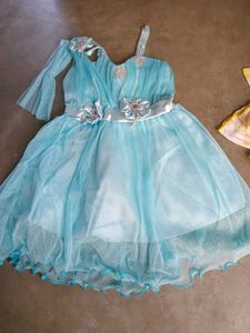 Cute Blue Party New Dress