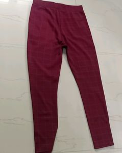 Maroon Jegging