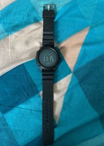 Black Digital Sports Watch