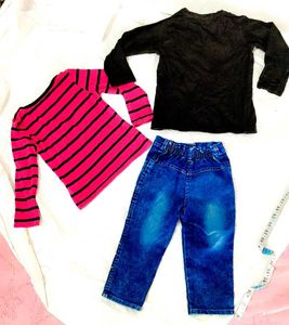 Combo Of Beautiful Tops With Pant