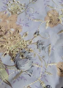 Floral Print Broderie Kurta
