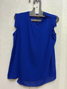 Vibrant Blue Sleeveless Top