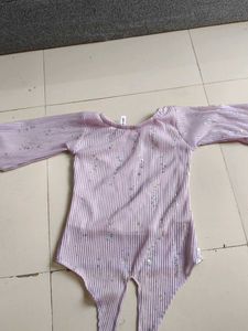 Ribbed Long Sleeve Bodysuit