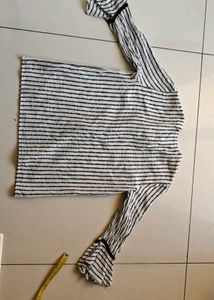 Striped Ruffle Blouse