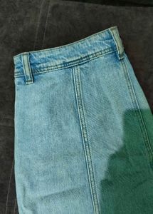 Zara denim skirt