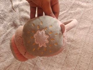 Pink &amp; Grey Earmuffs
