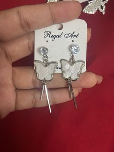 Set of 4 Butterfly Earrings