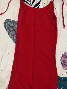 3 piece Red Kurta Set with Dupatta