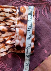 Animal Print Satin Top (Looks almost new)