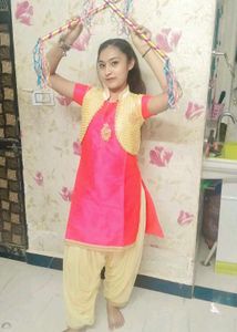 Vibrant Kurta Set with Dupatta
