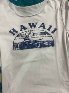White "Hawaii" Graphic T-Shirt