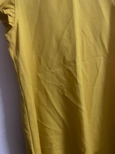 Chic Yellow Ruffle Sleeve Mini Dress