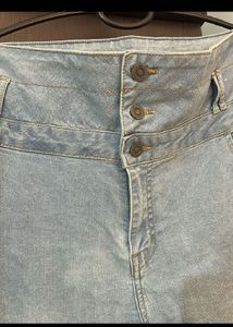Max High Waisted Light Wash Jeans
