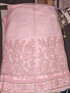 Pink Embroidered Lehenga Choli