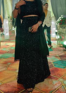 Designer Sequence Lehenga Choli Set