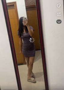 Chic Purple Bodycon Dress