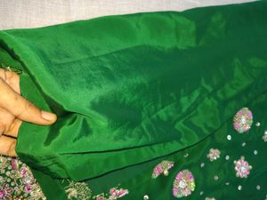 Embroidered Green Salwar Kameez Set