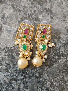 Long Necklace and Earring Set