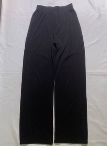 Black Wide Leg Pleated Pants