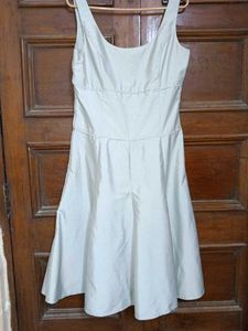 Branded Satin (Estelle)New Grey Dress With Tag