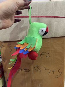 Cute Green Parrot Plush Toy