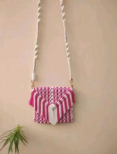 Boho Macrame Sling Bag