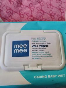33.Mee Caring Baby Wet Wipes(combo of 2)