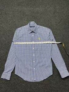 women’s Blue Gingham Shirt