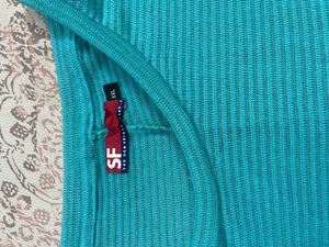 SF Striped Teal T-Shirt