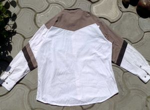 Y2K Men's Color Block Long Sleeve Shirt