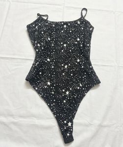 Sparkly Star Print Bodysuit