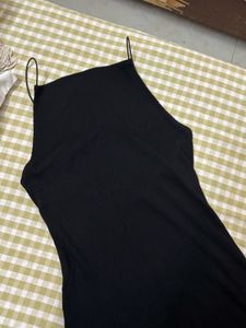Sleek Black Mini Dress