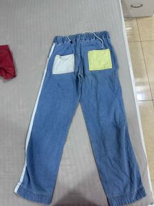Patchwork Denim Jeans