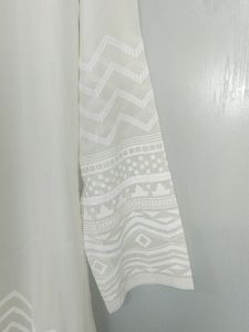 🌞🏖️Summer Transperent Kurta White