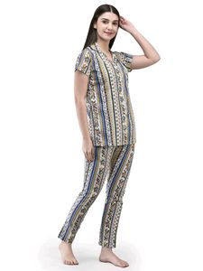 Stylish Printed Pajama Set