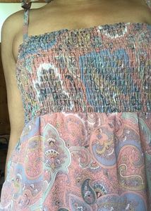 Price Drop For Floral Maxi dress With Tie Up Details